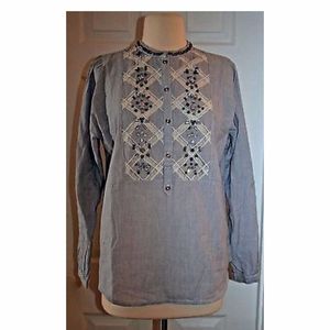 ANTHROPOLOGIE BY FLOREAT NEEDLECRAFT BUTTONDOWN 2